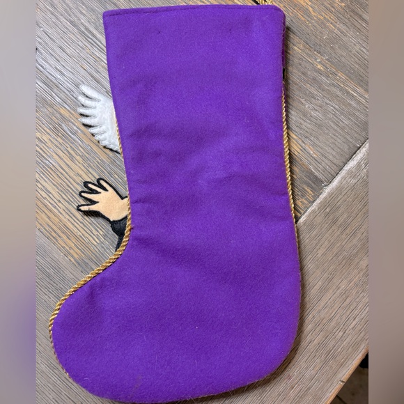 14” Harry Potter Purple Christmas Stocking Pre Owned - Picture 6 of 6